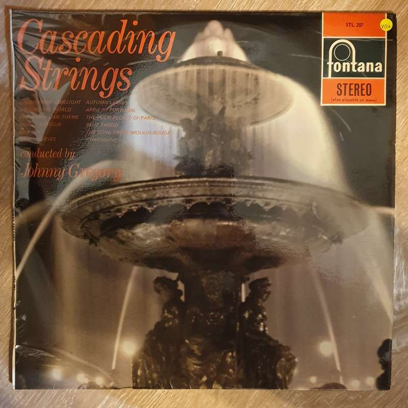 The Cascading Strings Conducted By Johnny Gregory -  Vinyl LP Record - Very-Good+ Quality (VG+)