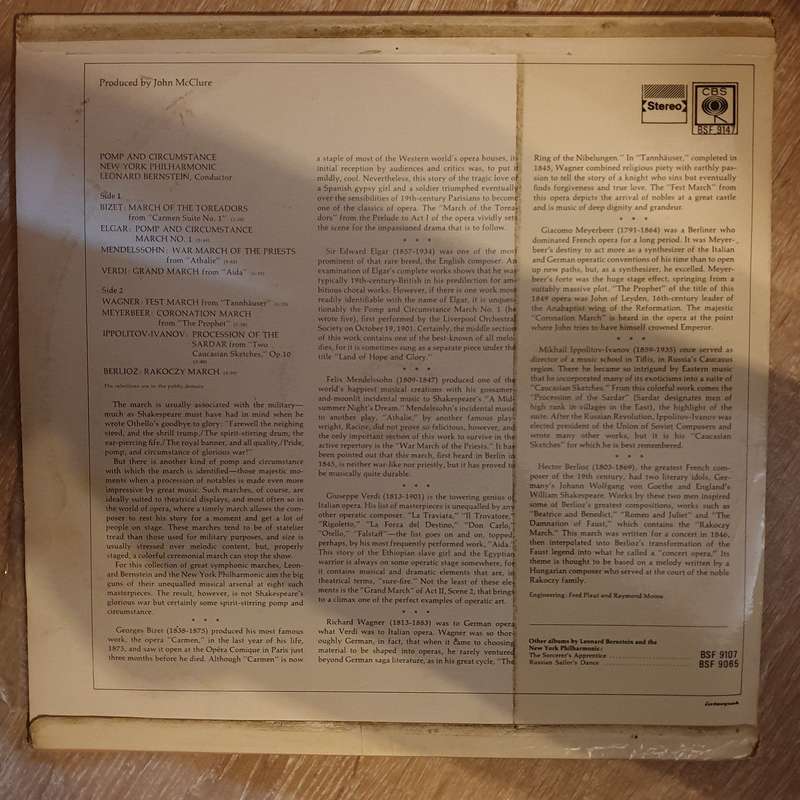 Leonard Bernstein - New York Philharmonic  Pomp And Circumstance - The Great Symphonic Marc...