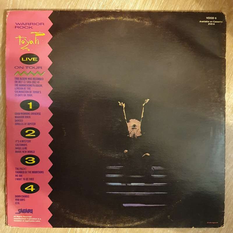 Warrior Rock - Toyah on Tour - Double  Vinyl LP Record - Opened  - Very-Good Quality (VG)