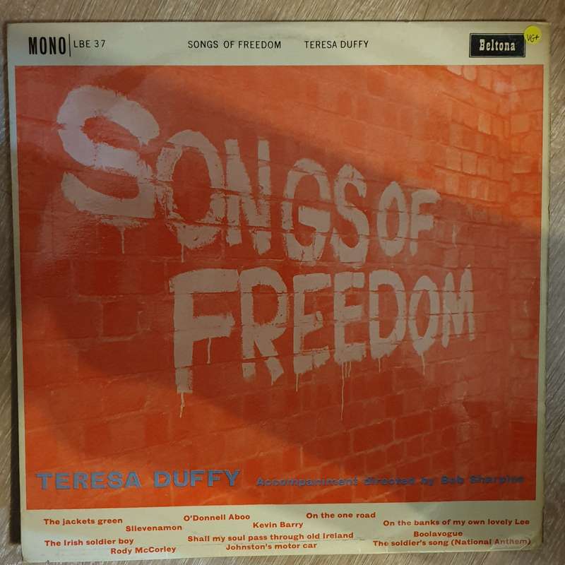 Teresa Duffy  Songs of Freedom -  Vinyl LP Record - Very-Good+ Quality (VG+)