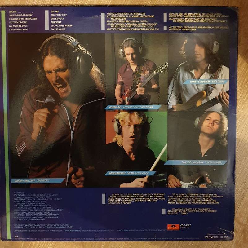 Johnny Van Zant Band  Round Two -  Vinyl LP Record - Very-Good+ Quality (VG+)