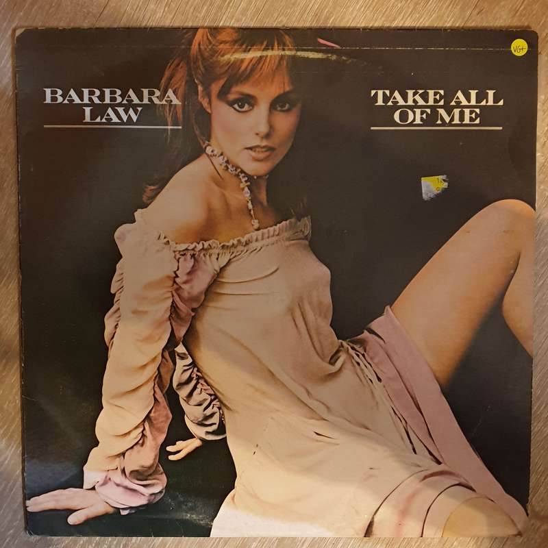Barbara Law  Take All Of Me -  Vinyl LP Record - Very-Good+ Quality (VG+)