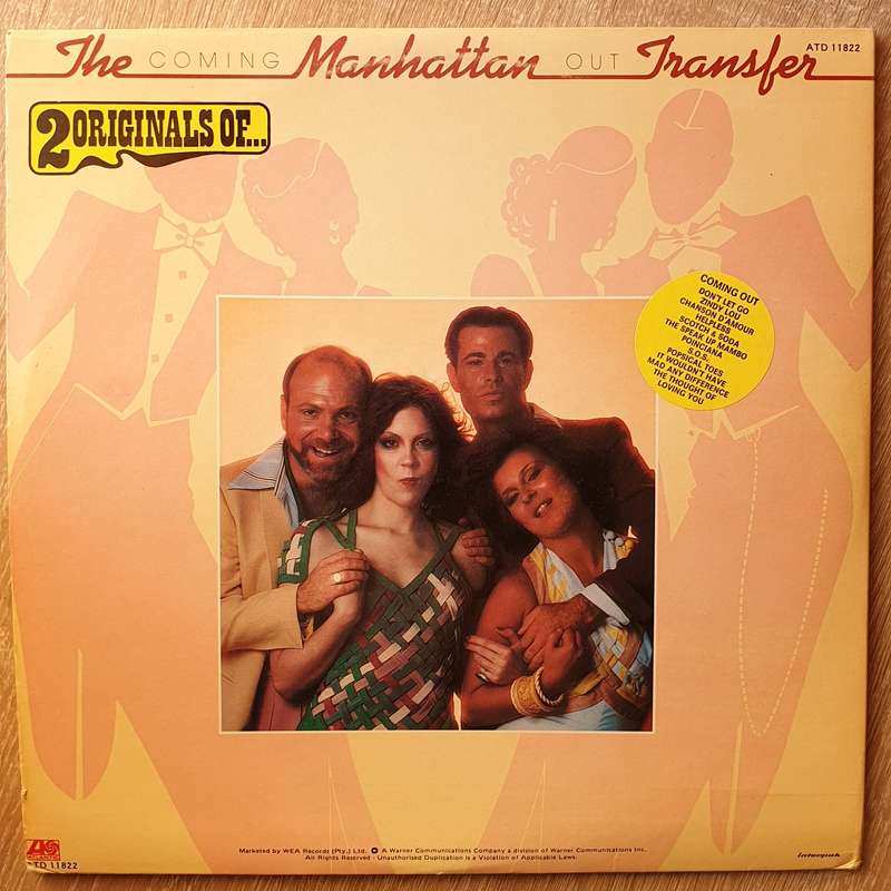 Manhattan Transfer -  Double Vinyl LP Album - Opened  - Very-Good+ Quality (VG+)