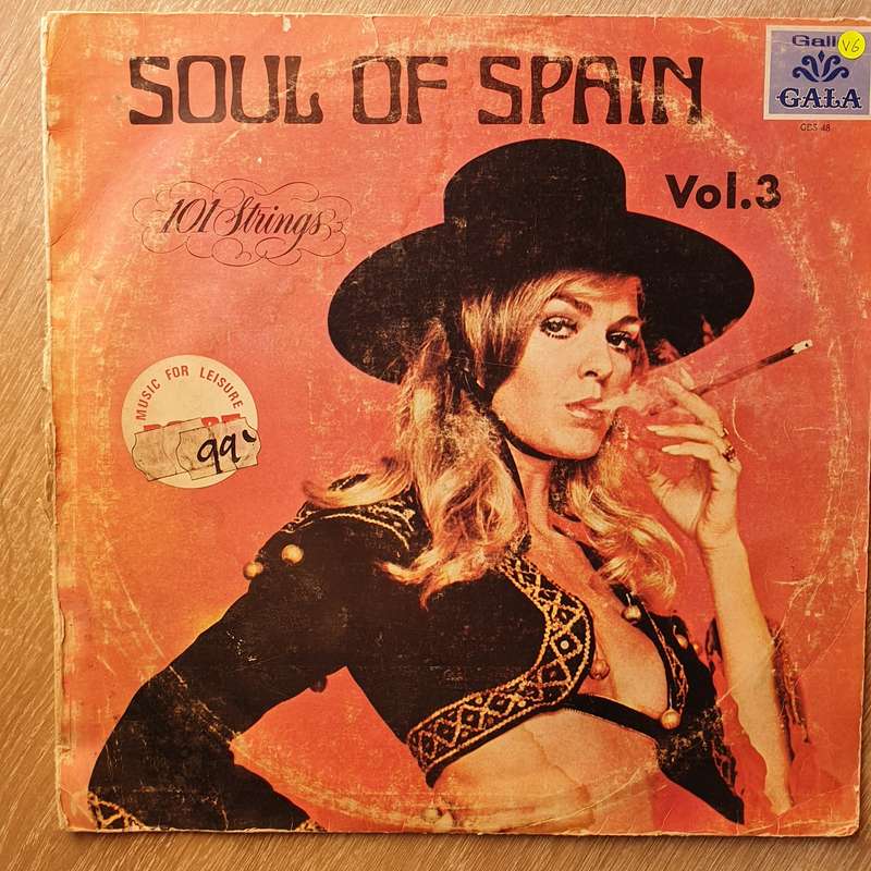 101 Strings  The Soul Of Spain - Volume 3 - Vinyl LP Record - Very-Good Quality (VG)
