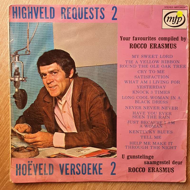 Highveld Request 2 - Rocco Erasmus - Vinyl LP Record - Opened  - Very-Good- Quality (VG-)