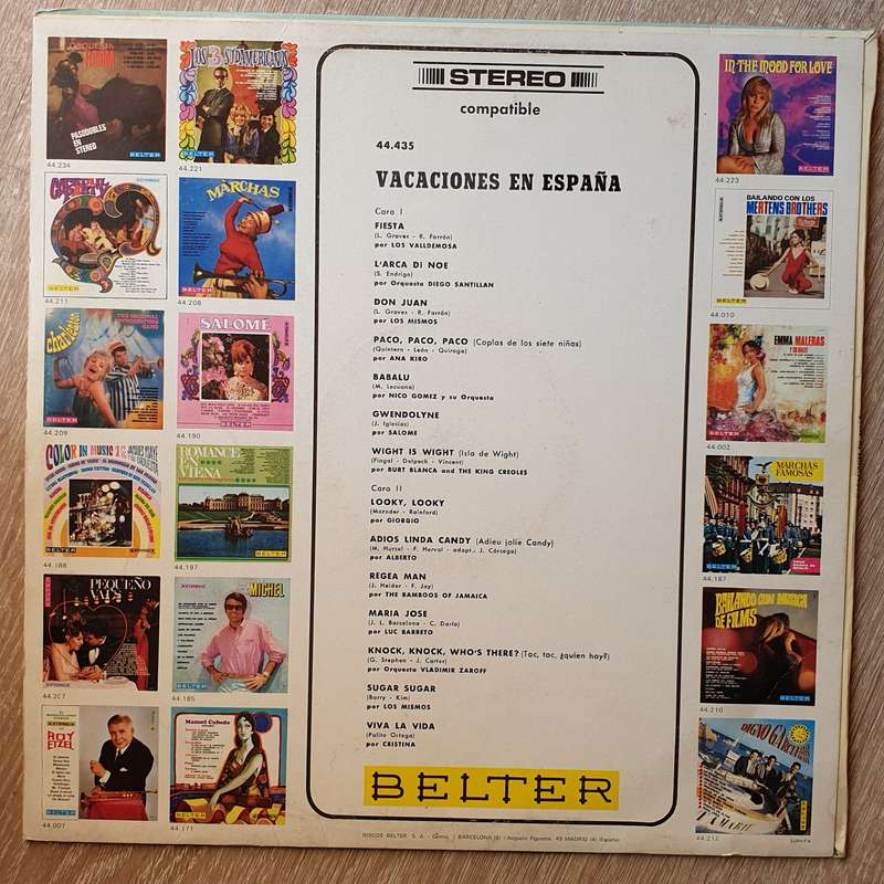 Iberia - Fly Iberia International Airlines of Spain - Vacaciones En Espana -  Vinyl LP Record - V...
