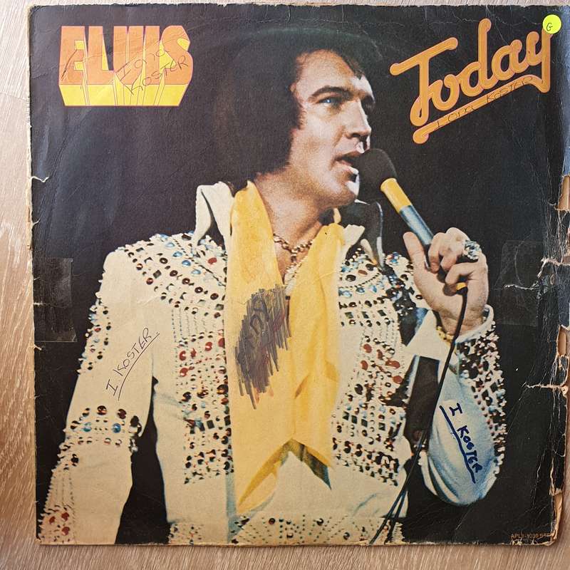 Elvis  Today -  Vinyl LP Record - Opened  - Good Quality (G)