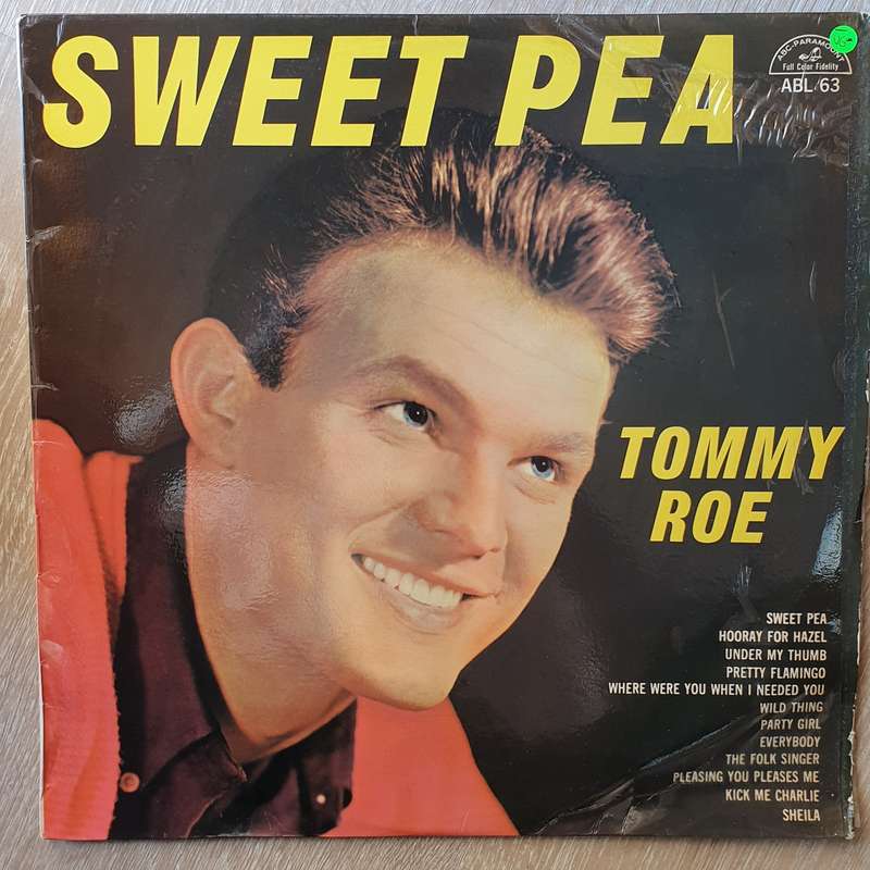 Tommy Roe  Sweet Pea - Vinyl LP Record - Opened  - Very-Good- Quality (VG-)