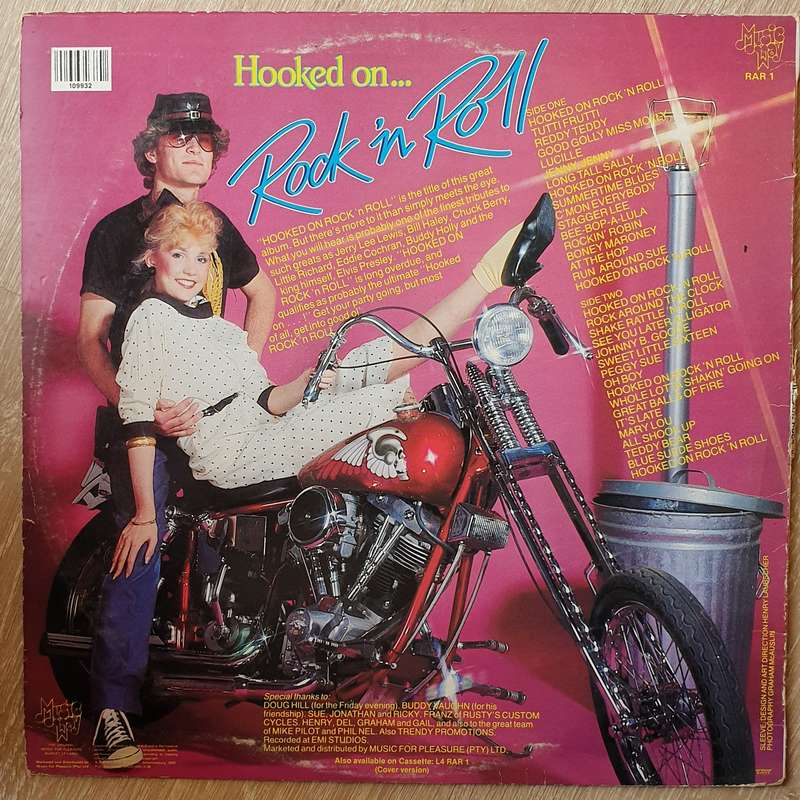 28 Hooked On Rock & Roll All Time Greatest Hits -  Vinyl LP Record - Very-Good+ Quality (VG+)