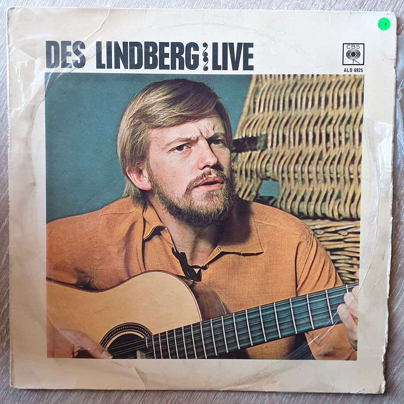 Des Lindberg - Live  Vinyl LP Record - Good+ Quality (G+)