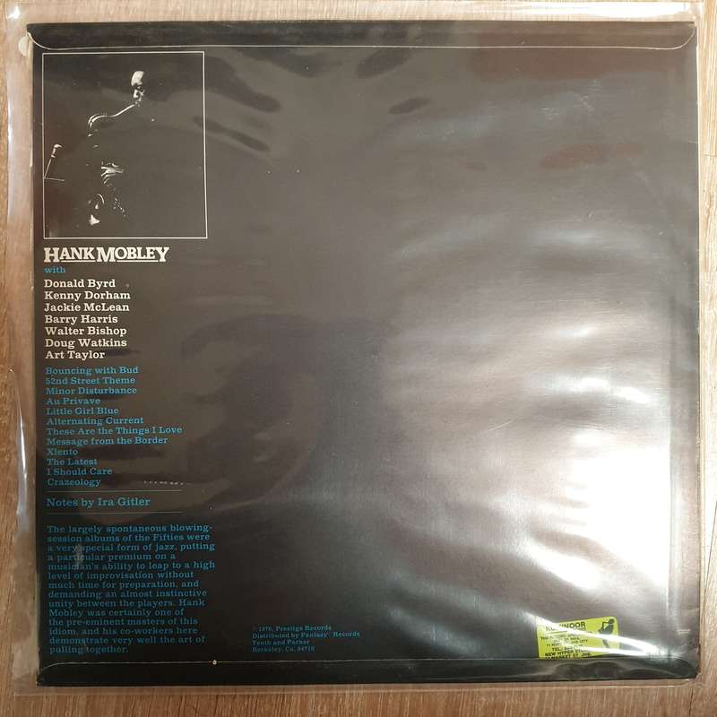 Hank Mobley  Messages- Vinyl Record - Opened  - Very-Good+ Quality (VG+)