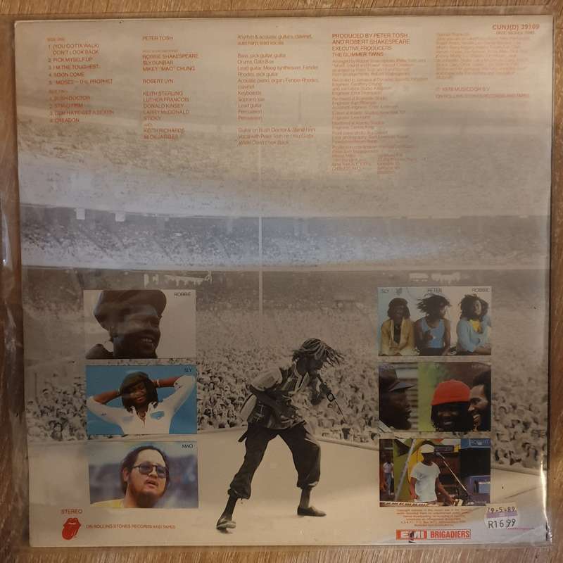 Peter Tosh  Bush Doctor - Vinyl Record - Opened  - Very-Good+ Quality (VG+)