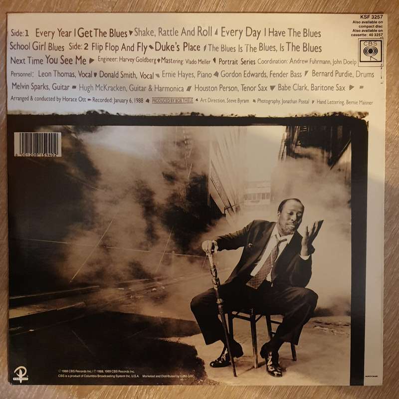 The Leon Thomas Blues Band  The Leon Thomas Blues Band - Vinyl Record - Opened  - Very-Good...