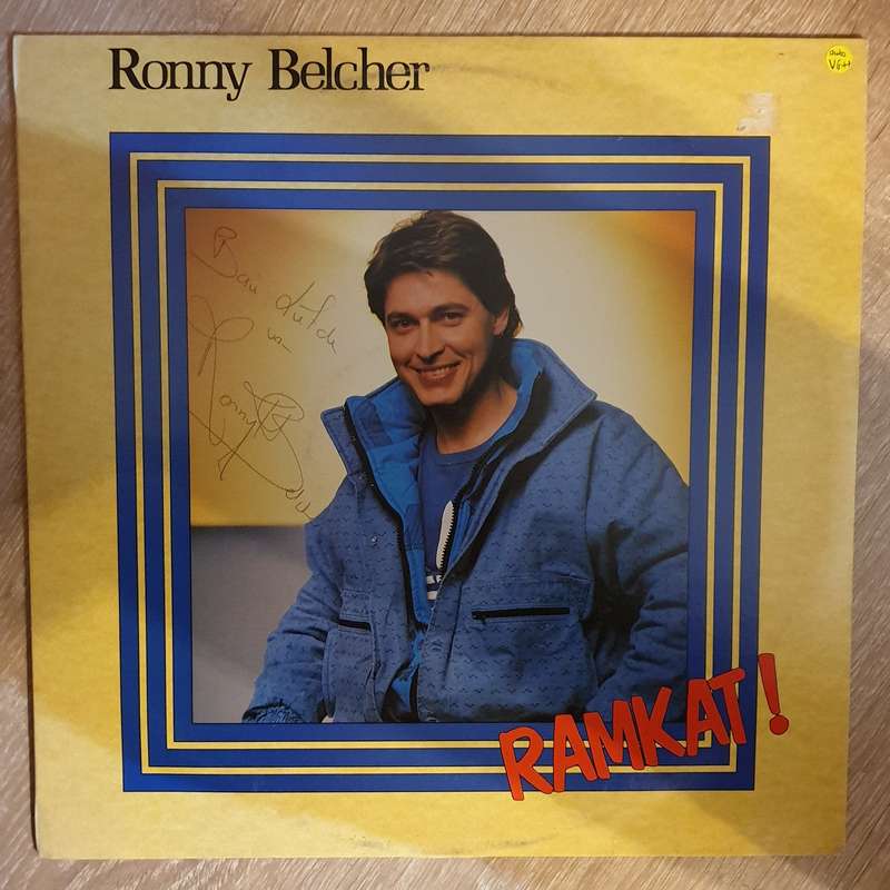 Ronnie Belcher - Ramkat - Autographed - Vinyl Record - Very-Good+ Quality (VG+)