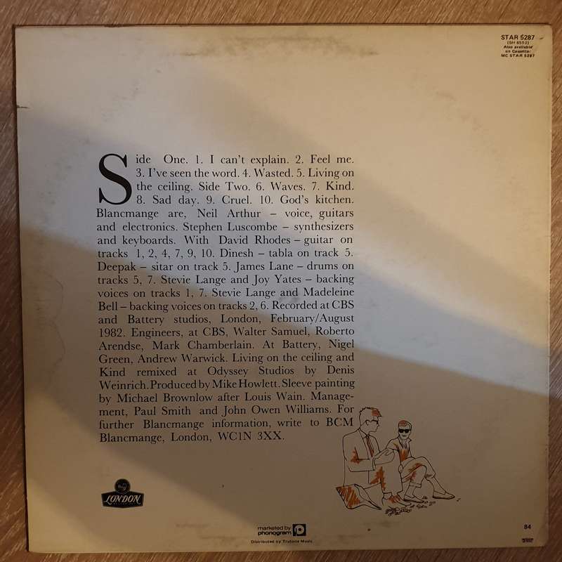 Blancmange  Happy Families - Vinyl Record - Opened  - Very-Good+ Quality (VG+)