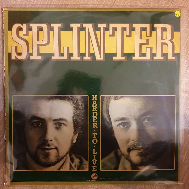Splinter  Harder To Live - Vinyl LP Record - Opened  - Very-Good+ Quality (VG+)