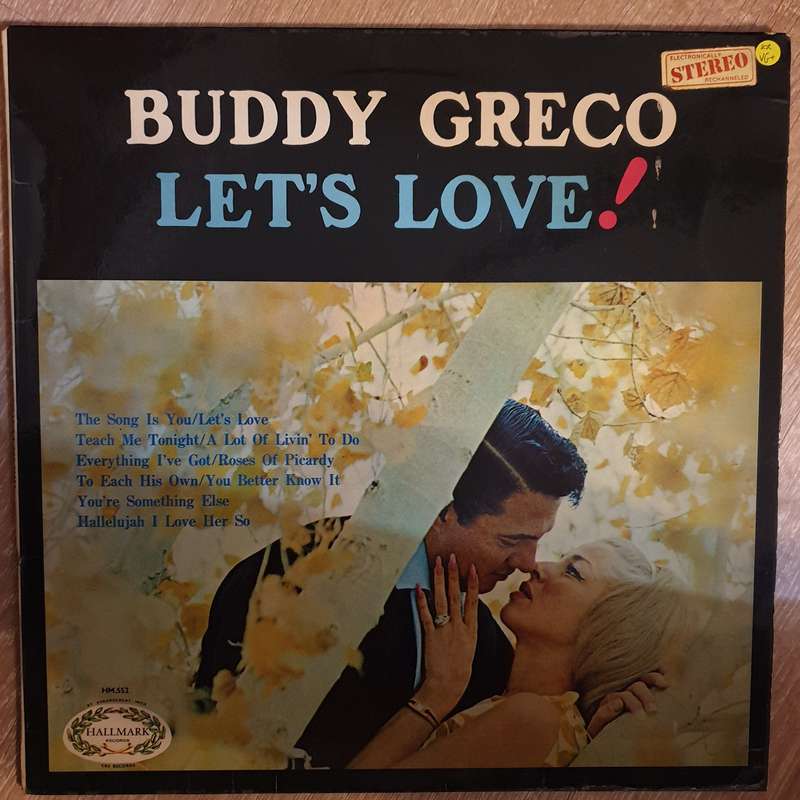 Buddy Greco  Let's Love - Vinyl LP Record - Opened  - Very-Good+ Quality (VG+)