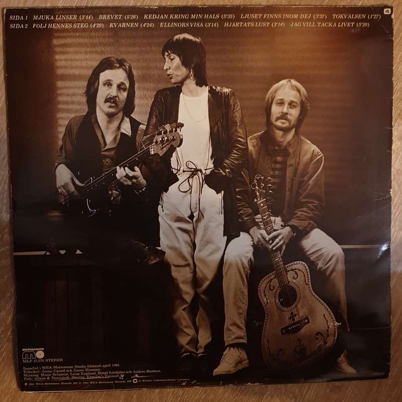 Marie Bergman  Hjärtats Lust -  Vinyl LP Record - Opened  - Very-Good+ Quality (VG+)