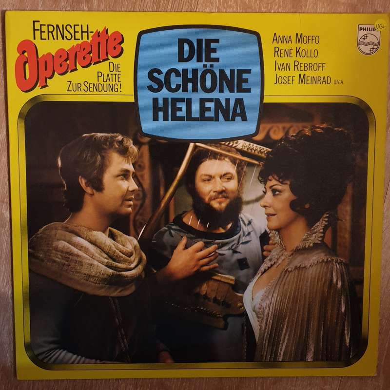 Die Schöne Helena - Anna Moffo, René Kollo, Ivan Rebroff, Josef Meinrad - Vinyl LP Record...