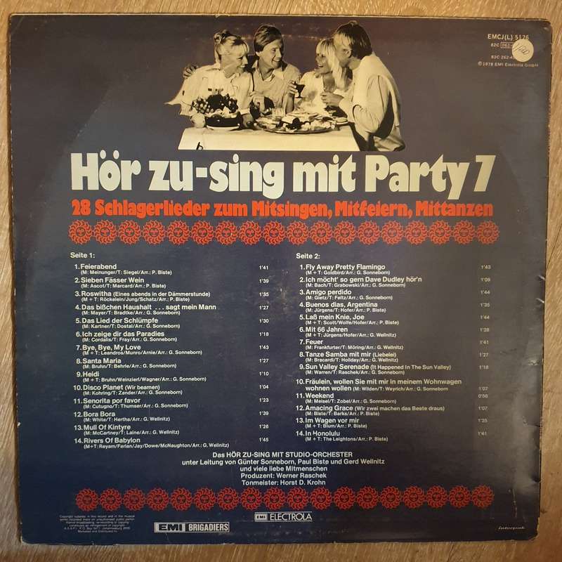Hor Zu Sing Mit Party 7 - Vinyl LP Record - Opened  - Very-Good+ Quality (VG+)