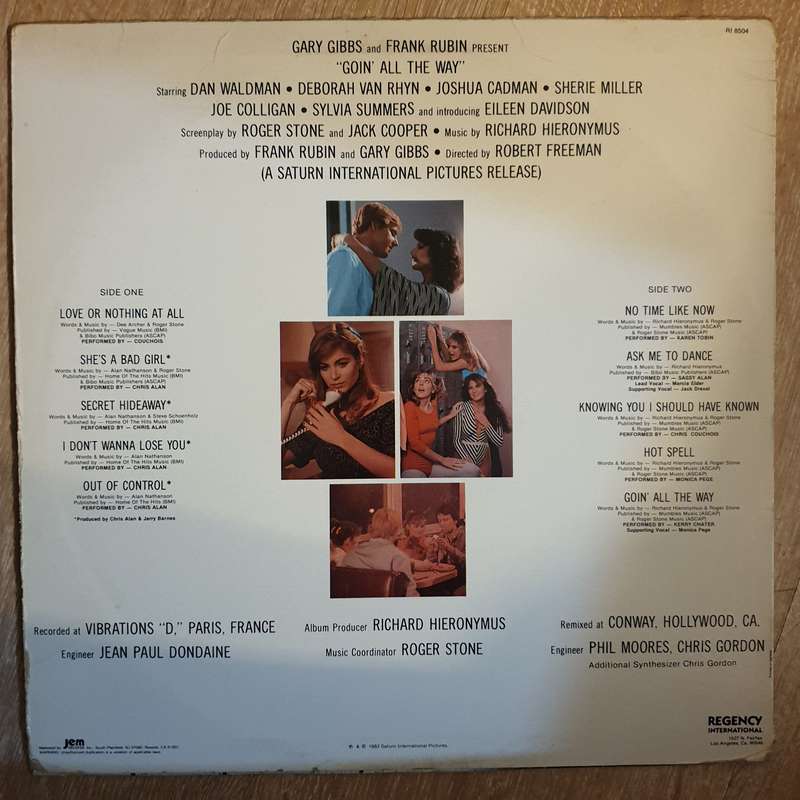 Goin' All The Way  - Richard Hieronymus, Chris Alan  (Original Motion Picture Soundtrack) -...