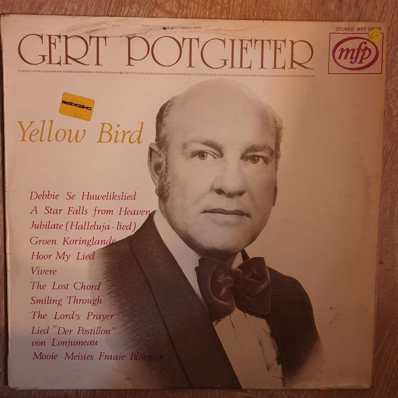 Gert Potgieter - Yellow Bird - Vinyl Record - Very-Good+ Quality (VG+)