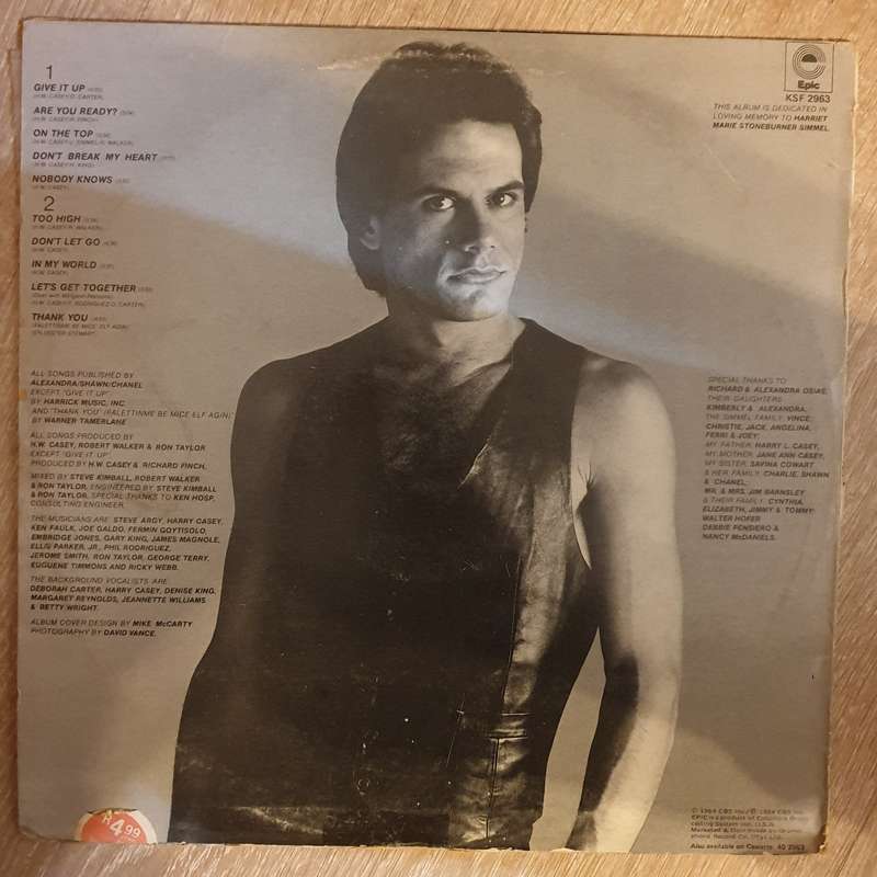 KC - KC TEN (KC and the Sunshine Band 10th album) - Vinyl LP Record - Opened  - Very-Good+ Qualit...