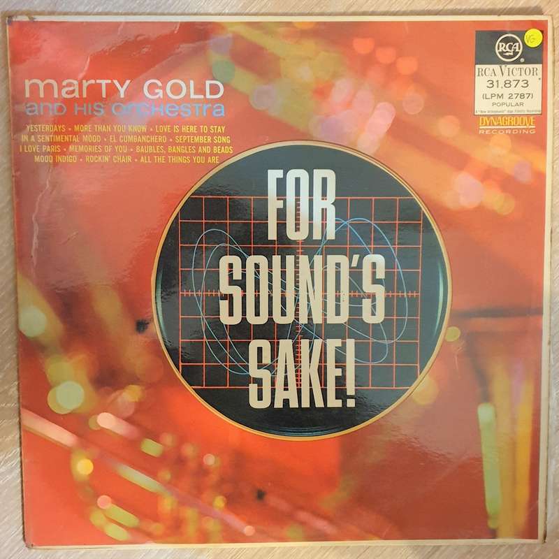 Marty Gold And His Orchestra  For Sound's Sake!  Vinyl LP Record - Opened  - Very-Goo...