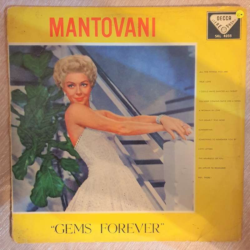 Mantovani And His Orchestra  Gems Forever  Vinyl LP Record - Opened  - Very-Good Qual...