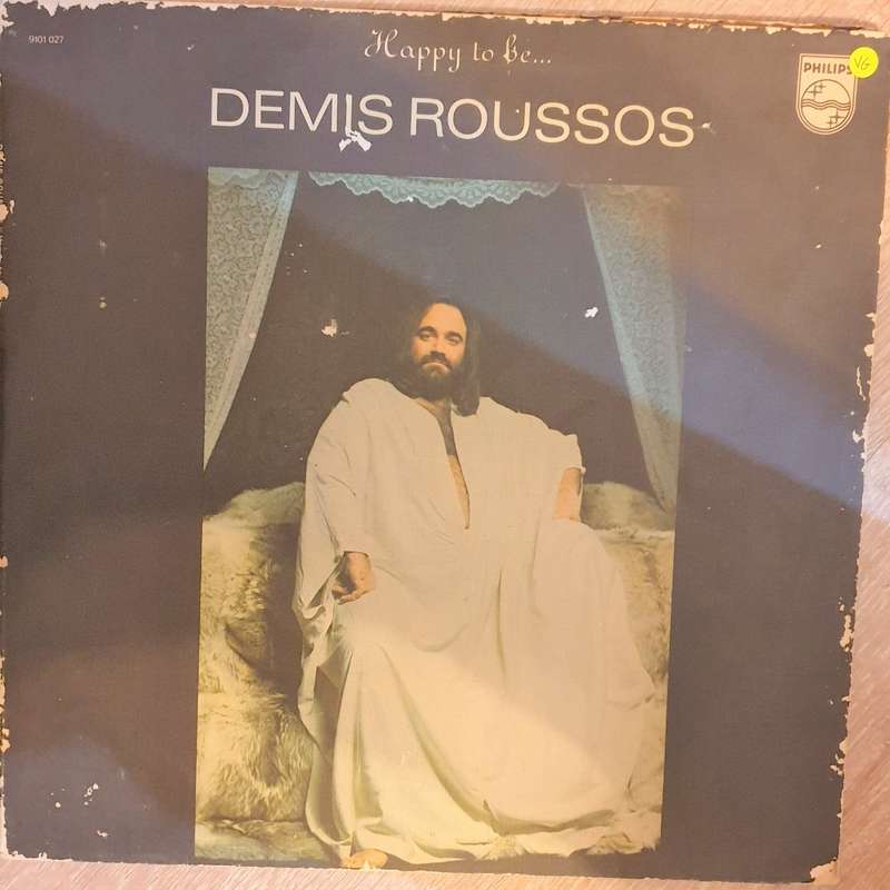 Demis Roussos  Happy To Be...  Vinyl LP Record - Opened  - Very-Good Quality (VG)