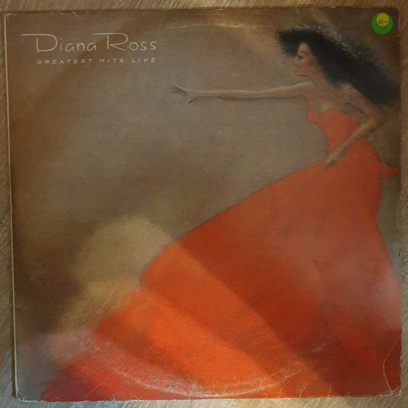 Diana Ross - Greatest Hits Live - Vinyl LP  Record - Opened  - Very-Good+ Quality (VG+)