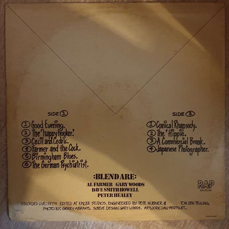 Blend - Do Not Blend (Autographed) -  Vinyl LP  Record  (VG+)
