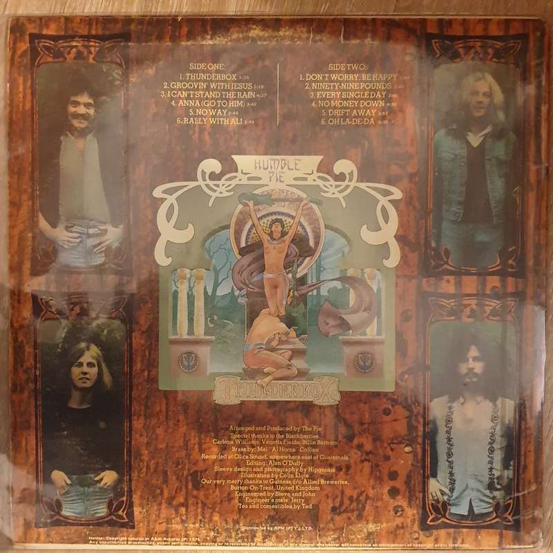 Humble Pie  Thunderbox - Vinyl LP  Record - Opened  - Very-Good+ Quality (VG+)