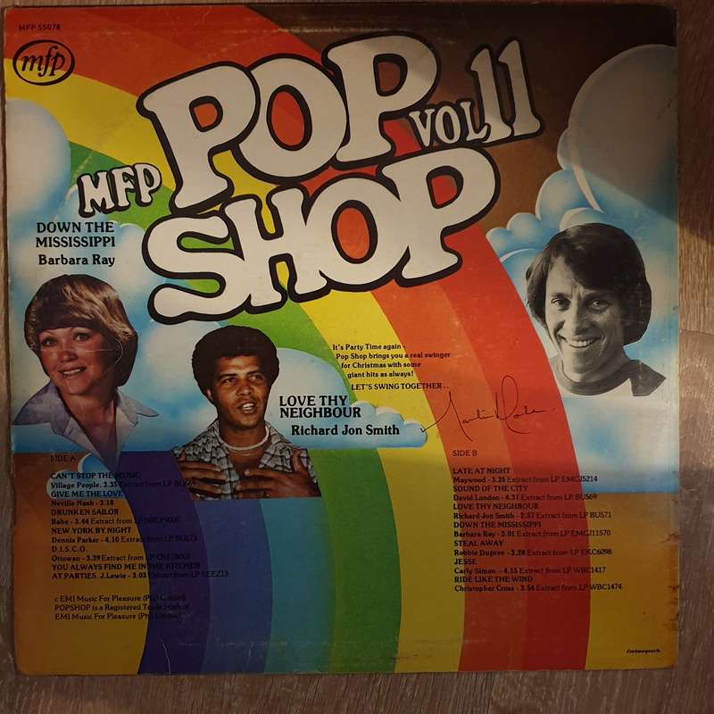 Pop Shop Vol 11 - Original Artists - Vinyl LP Record - Very-Good Quality (VG)