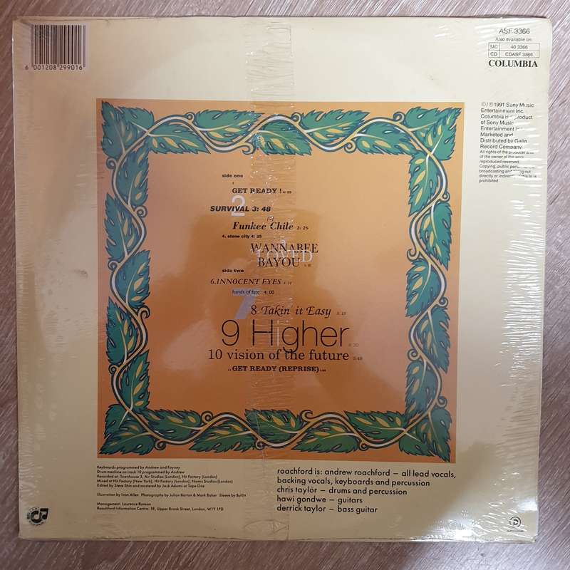 Roachford  Get Ready!  - Vinyl LP - Sealed