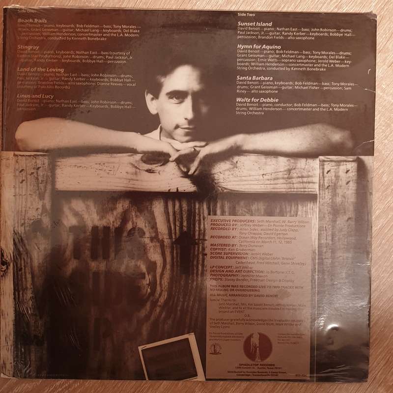 David Benoit  This Side Up - Vinyl LP  Record - Opened  - Very-Good+ Quality (VG+)