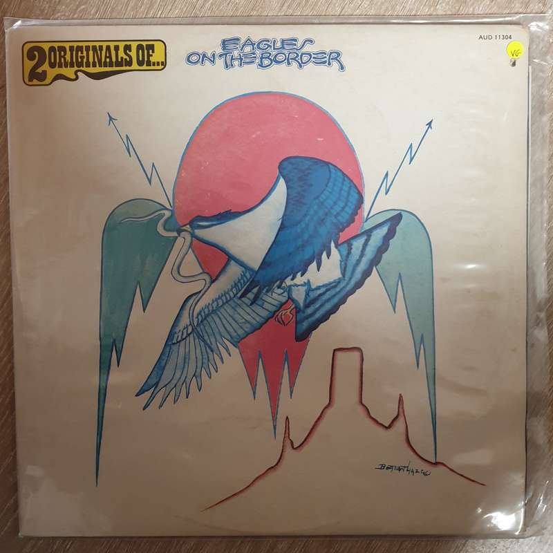Eagles - On the Border and One Of These Nights Double Vinyl LP Record Set - Very-Good+ Quality (VG+)