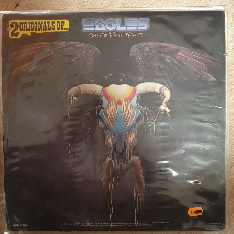 Eagles - On the Border and One Of These Nights Double Vinyl LP Record Set - Very-Good+ Quality (VG+)