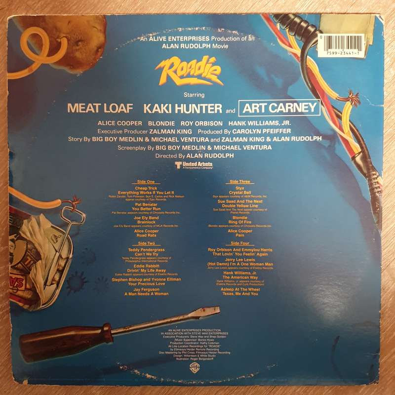 Roadie (Original Motion Picture Sound Track) - Vinyl LP Record - Opened  - Very-Good- Quality (VG-)