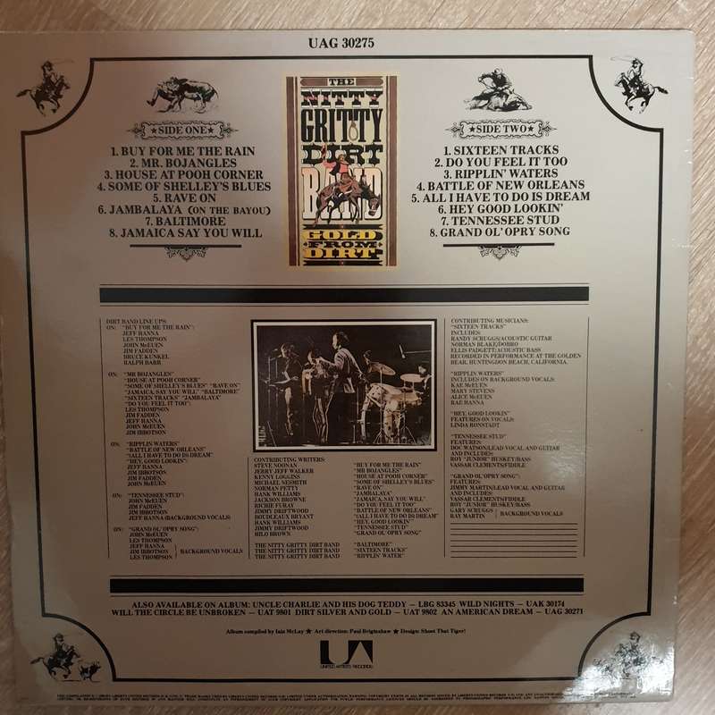 Nitty Gritty Dirt Band  Gold From Dirt - Vinyl LP Record - Very-Good+ Quality (VG+)