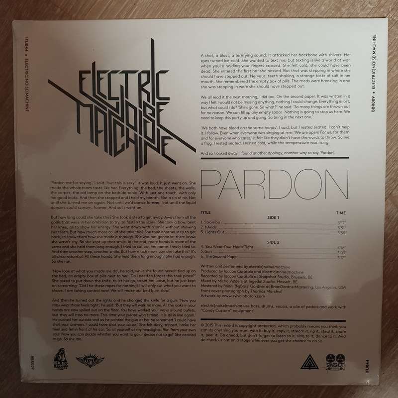 Electric Noise Machine  Pardon  - Vinyl Record - Sealed