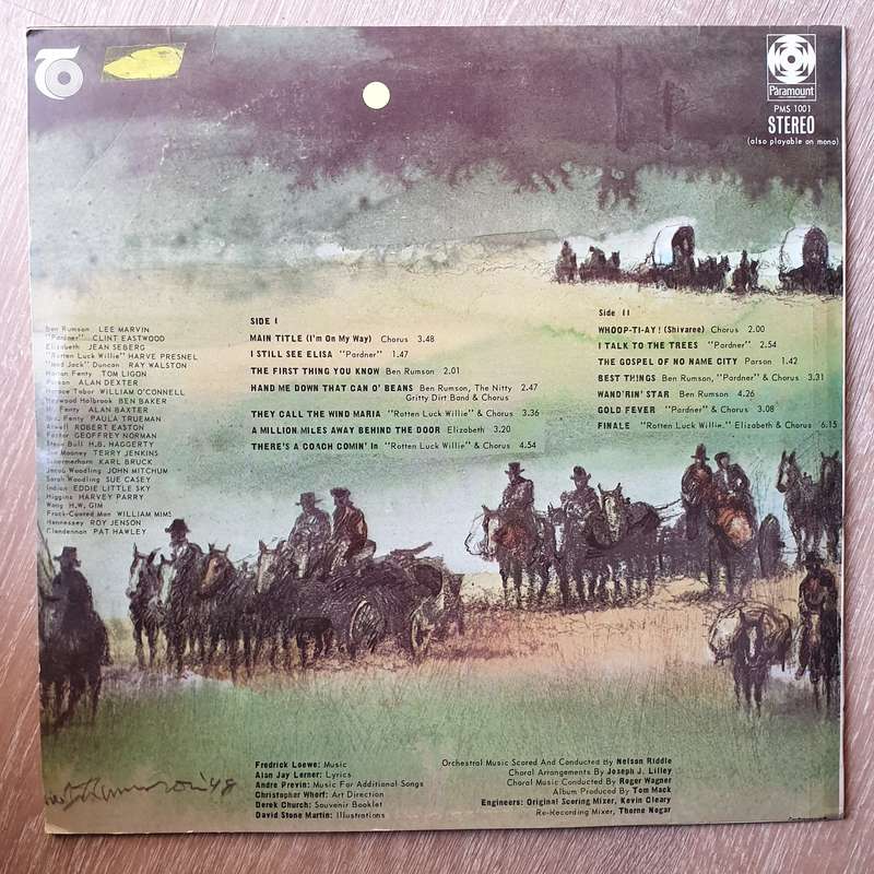 Paint Your Wagon - Vinyl LP Record - Opened  - Very-Good+ Quality (VG+)
