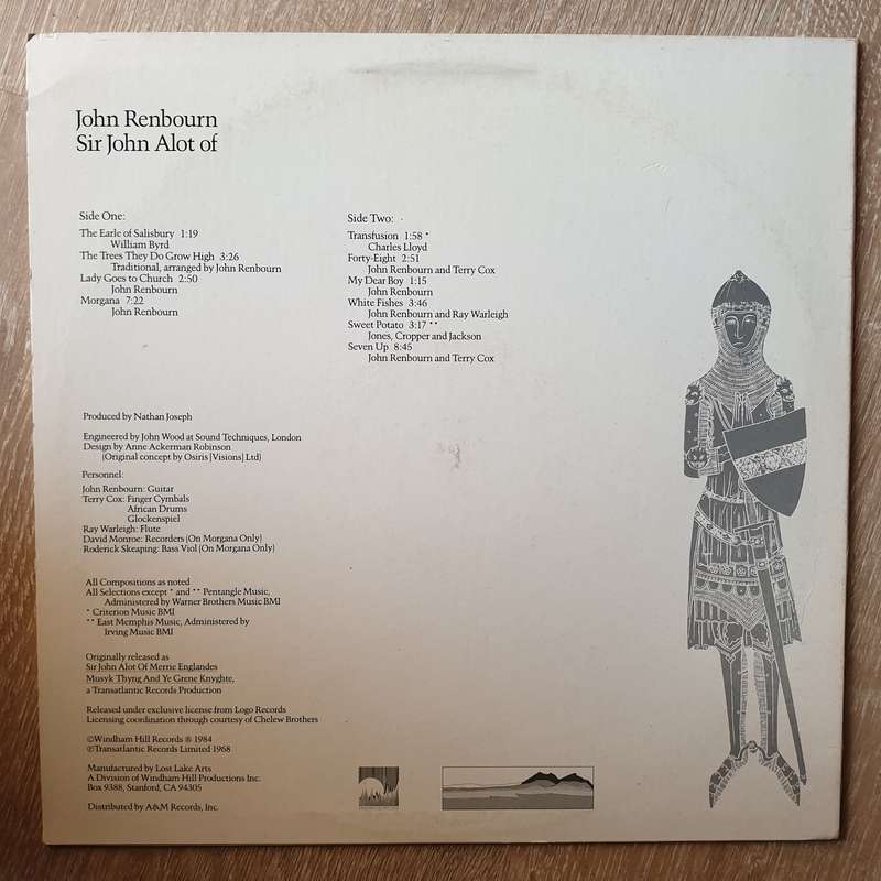 John Renbourn  Sir John Alot Of Merrie Englandes Musyk Thyng & Ye Grene Knyghte - Vin...