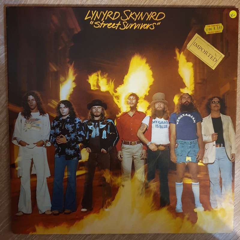 Lynyrd Skynyrd  Street Survivors - Vinyl LP Record - Very-Good+ Quality (VG+)