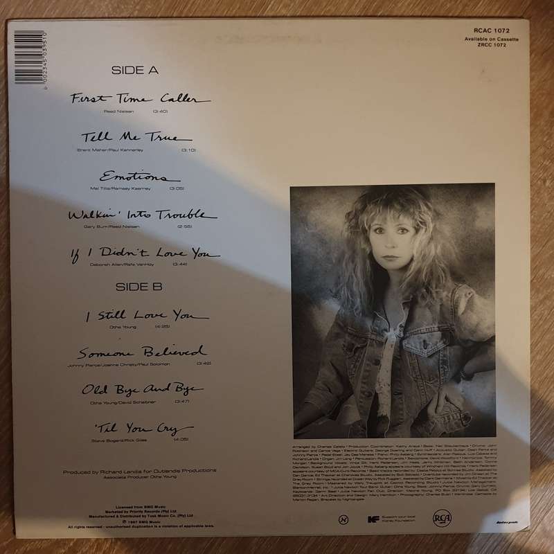 Juice Newton  Emotion - Vinyl LP Record - Very-Good+ Quality (VG+)