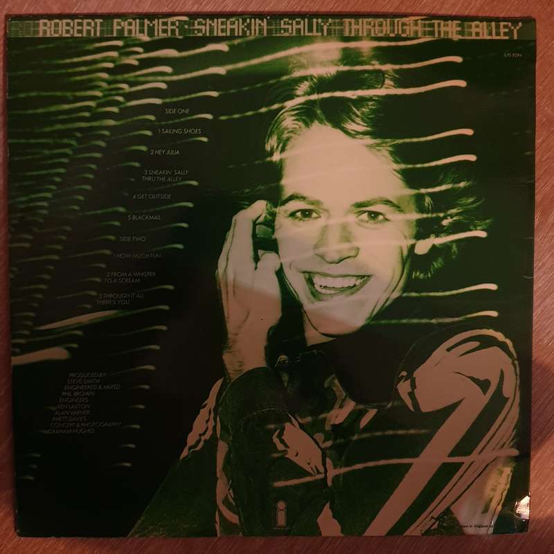 Robert Palmer  Sneakin' Sally Through The Alley - Vinyl LP Record (VG)