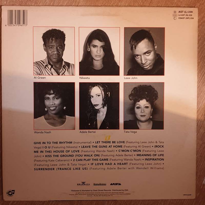 Arthur Baker & The Backbeat Disciples  Give In To The Rhythm -  Vinyl LP Record - Very-Good...