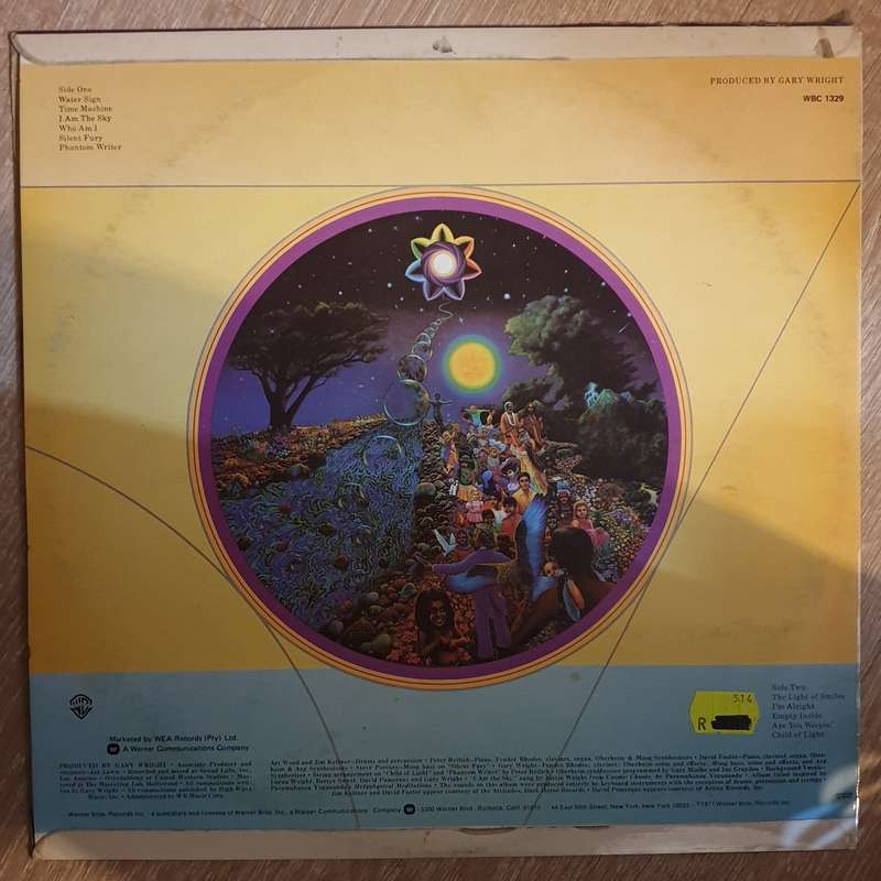 Gary Wright  The Light Of Smiles -  Vinyl LP Record - Very-Good+ Quality (VG+)