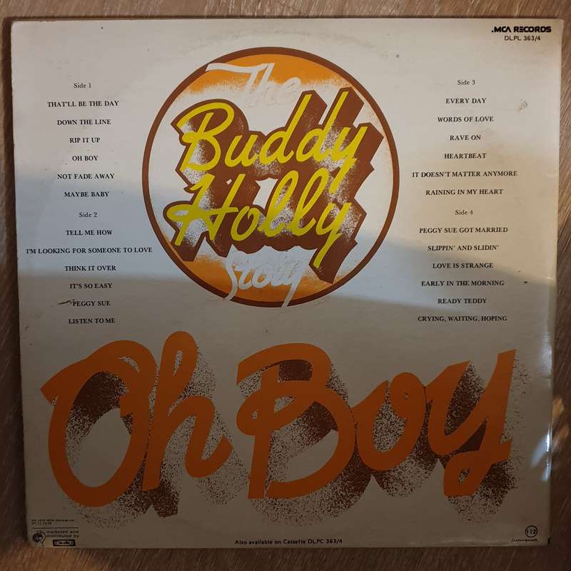 Oh, Boy - The Buddy Holly Story - Vinyl LP Record - Opened  - Very-Good Quality (VG)