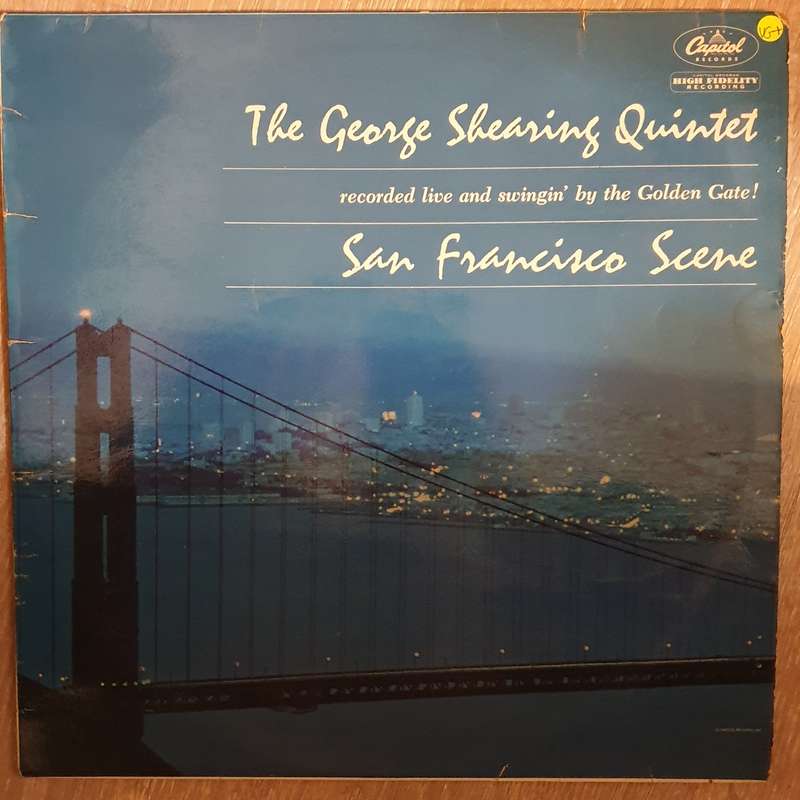 The George Shearing Quintet  San Francisco Scene -  Vinyl LP Record - Very-Good+ Quality (VG+)